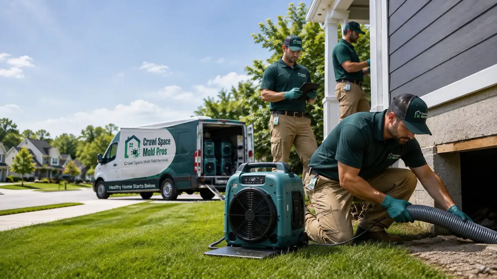 Crawl Space Mold Removal in Akeley, MN
